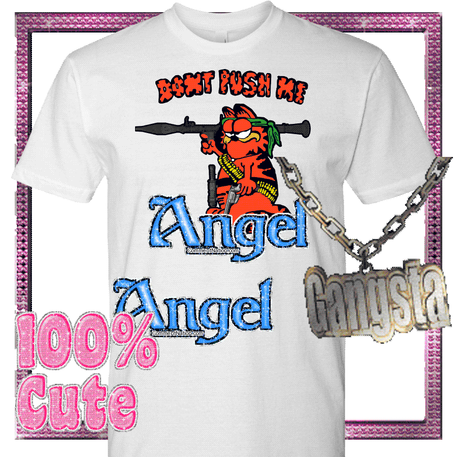 DONT PUSH ME (The Garf Shirt u know this one)