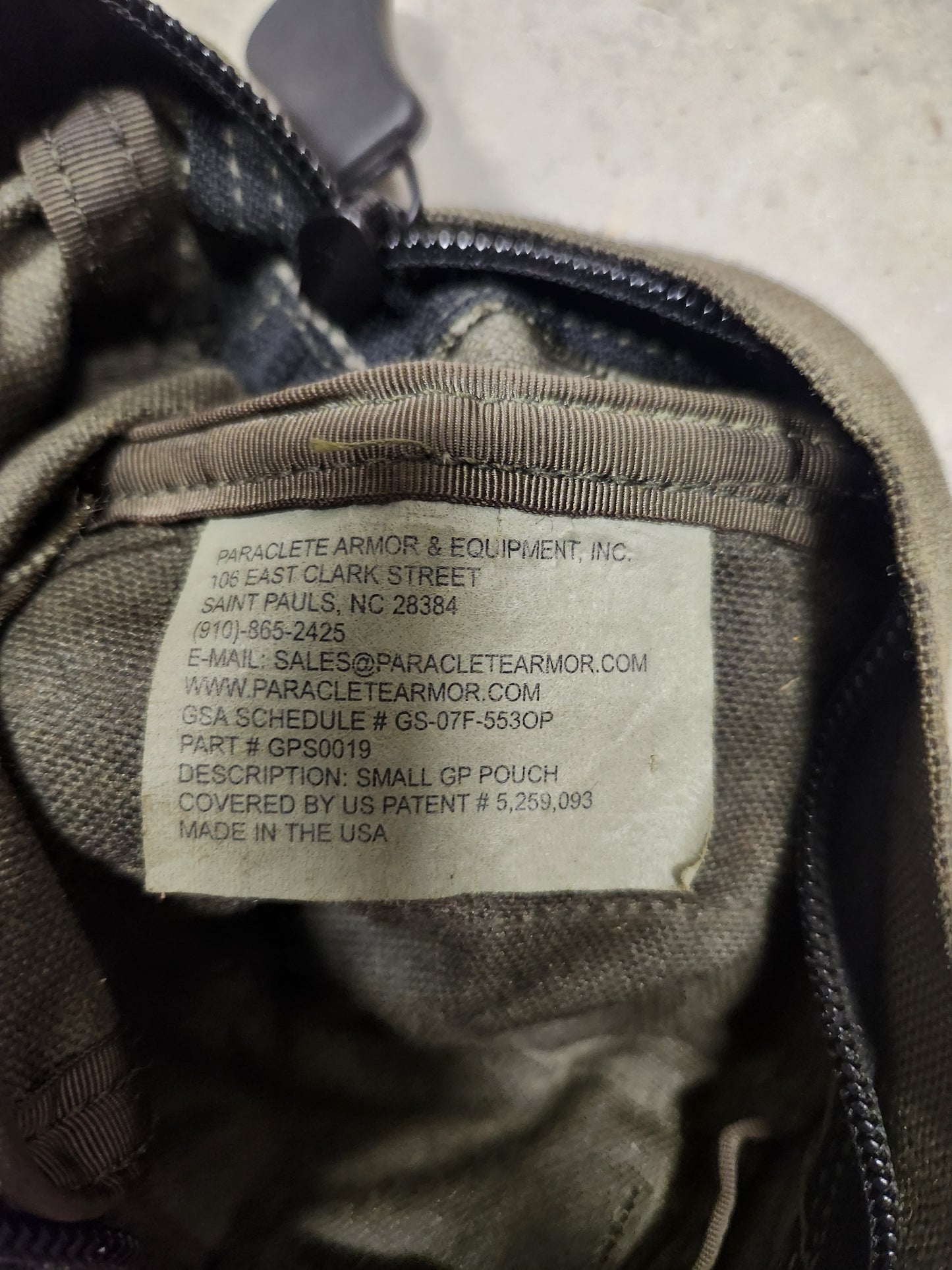Paraclete Small GP pouch