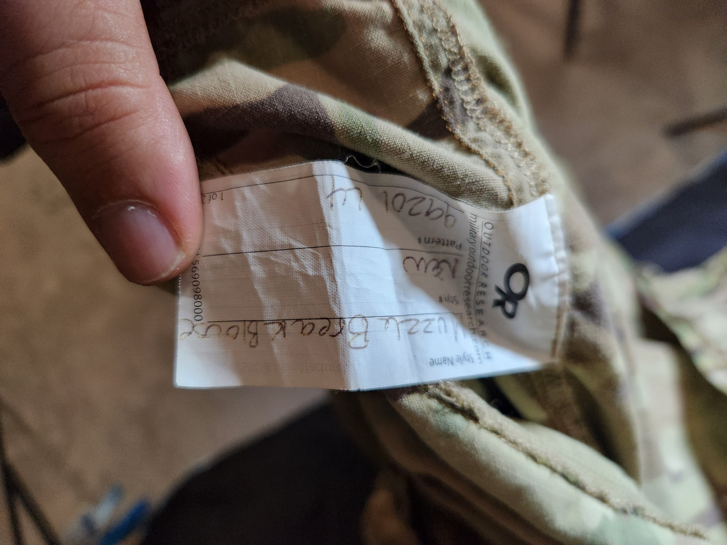 Outdoor Research Muzzle Break Jacket (Largeish-plz read)
